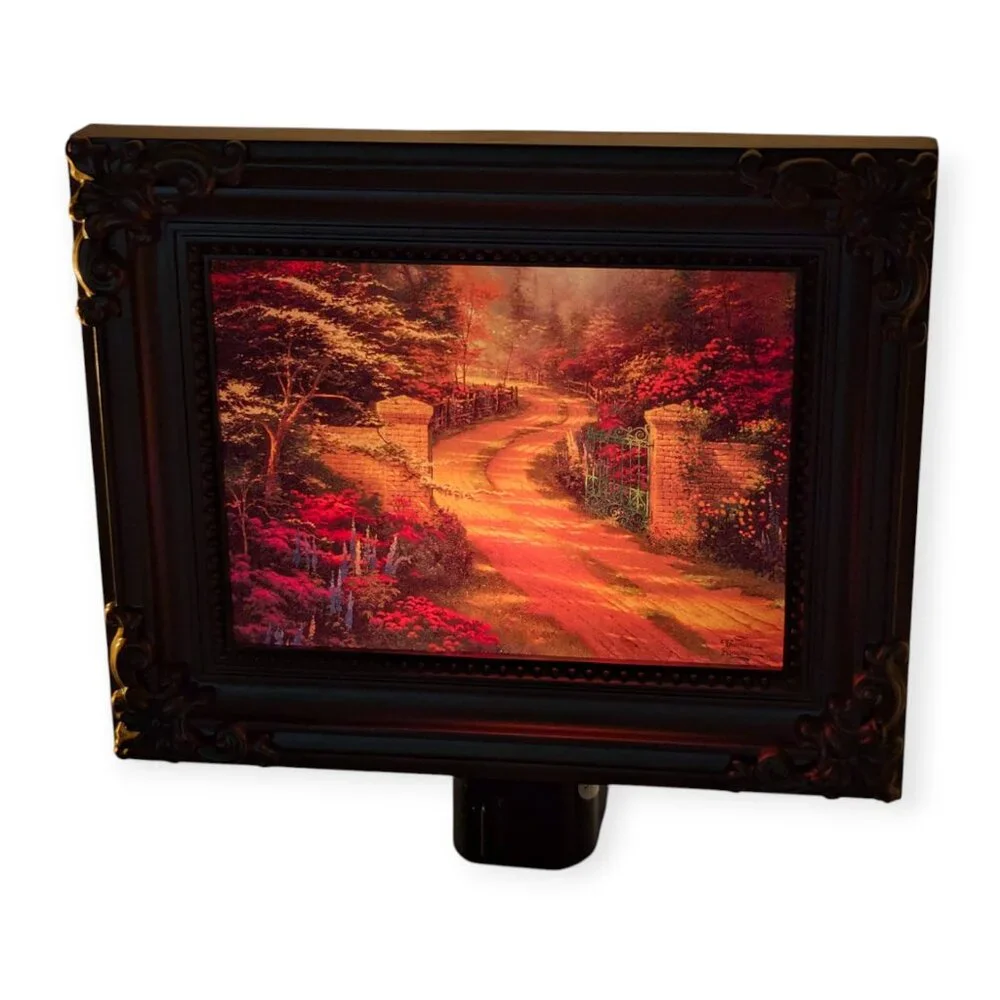 Thomas Kincade Spring Gate Plug In Nightlight w/Original Box